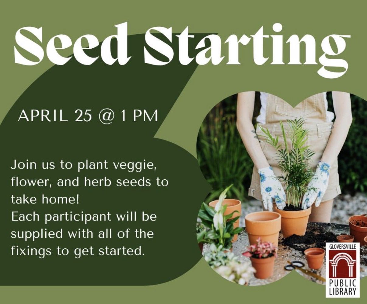 Gloversville Library Seed Starting Workshop