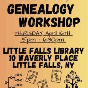 Herkimer County Historical Society Genealogy Workshop