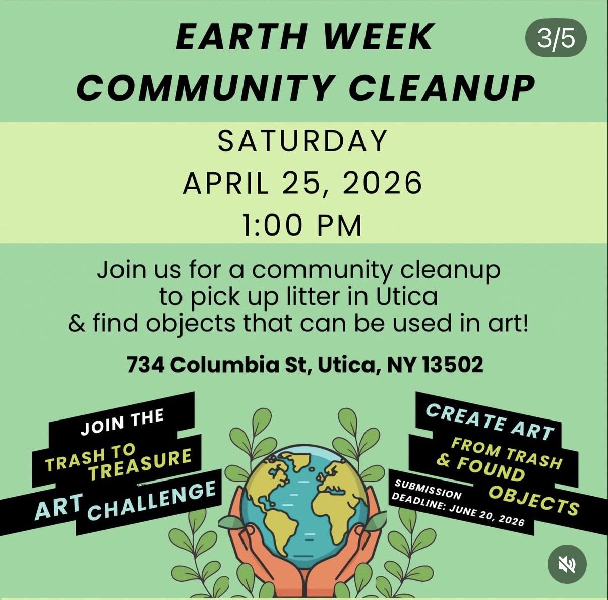 Earth Week Community Cleanup