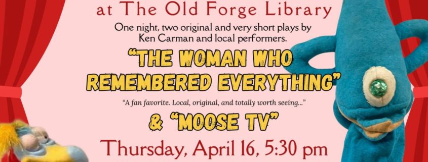 Old Forge Library an Evening of Local Theater