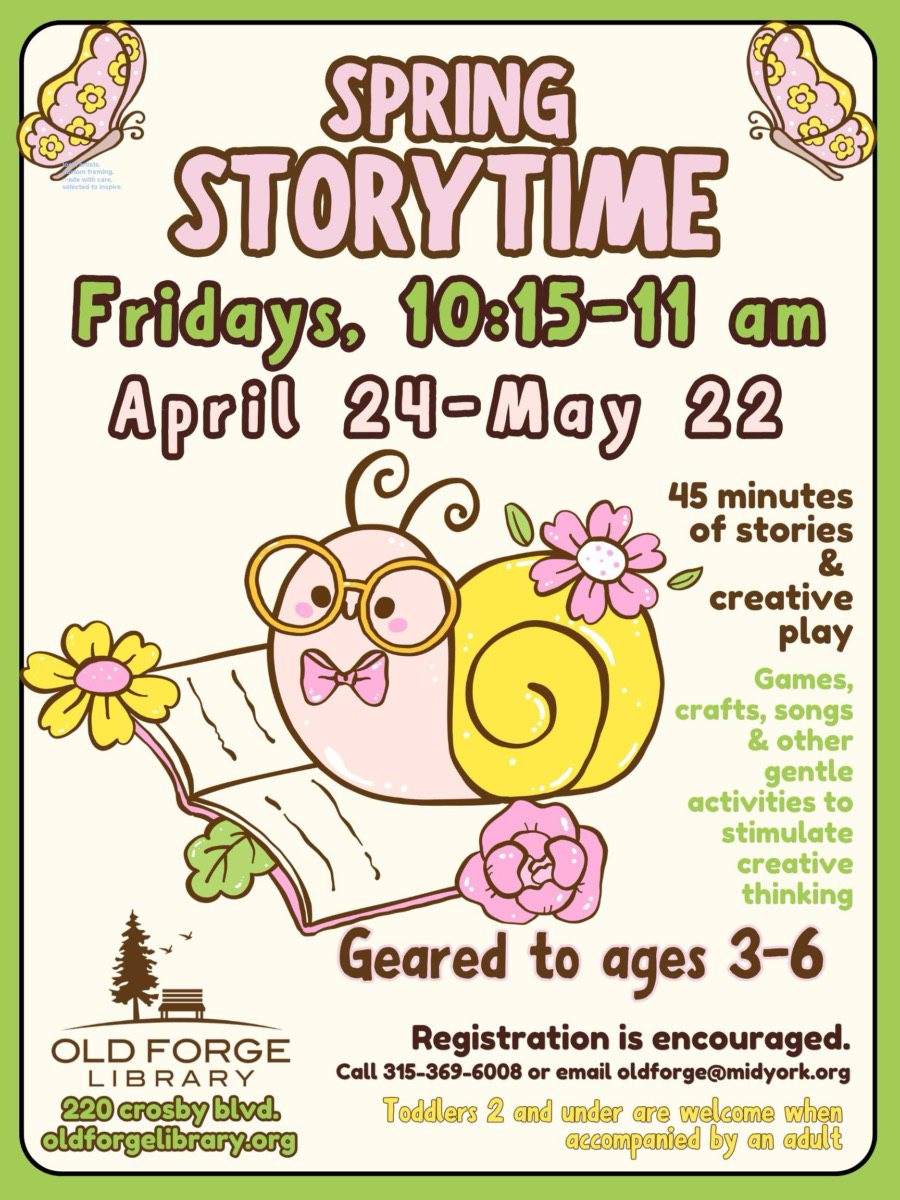 Spring Storytime at the Old Forge Library