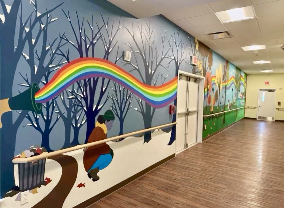 Mural and Plaque Reveal at the Johnson Park Community Center