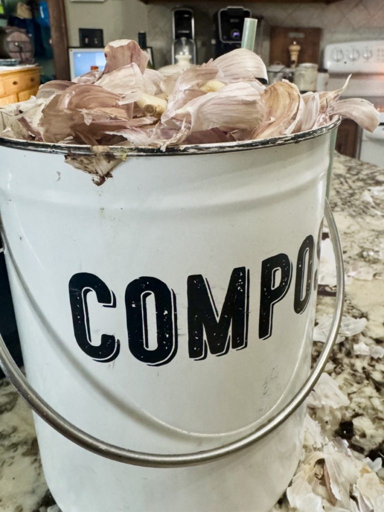 Save the skins for your compost pile.