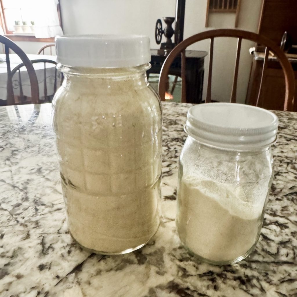 Enjoy your homemade garlic powder.