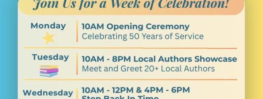 New Hartford Public Library's 50th Anniversary Celebration