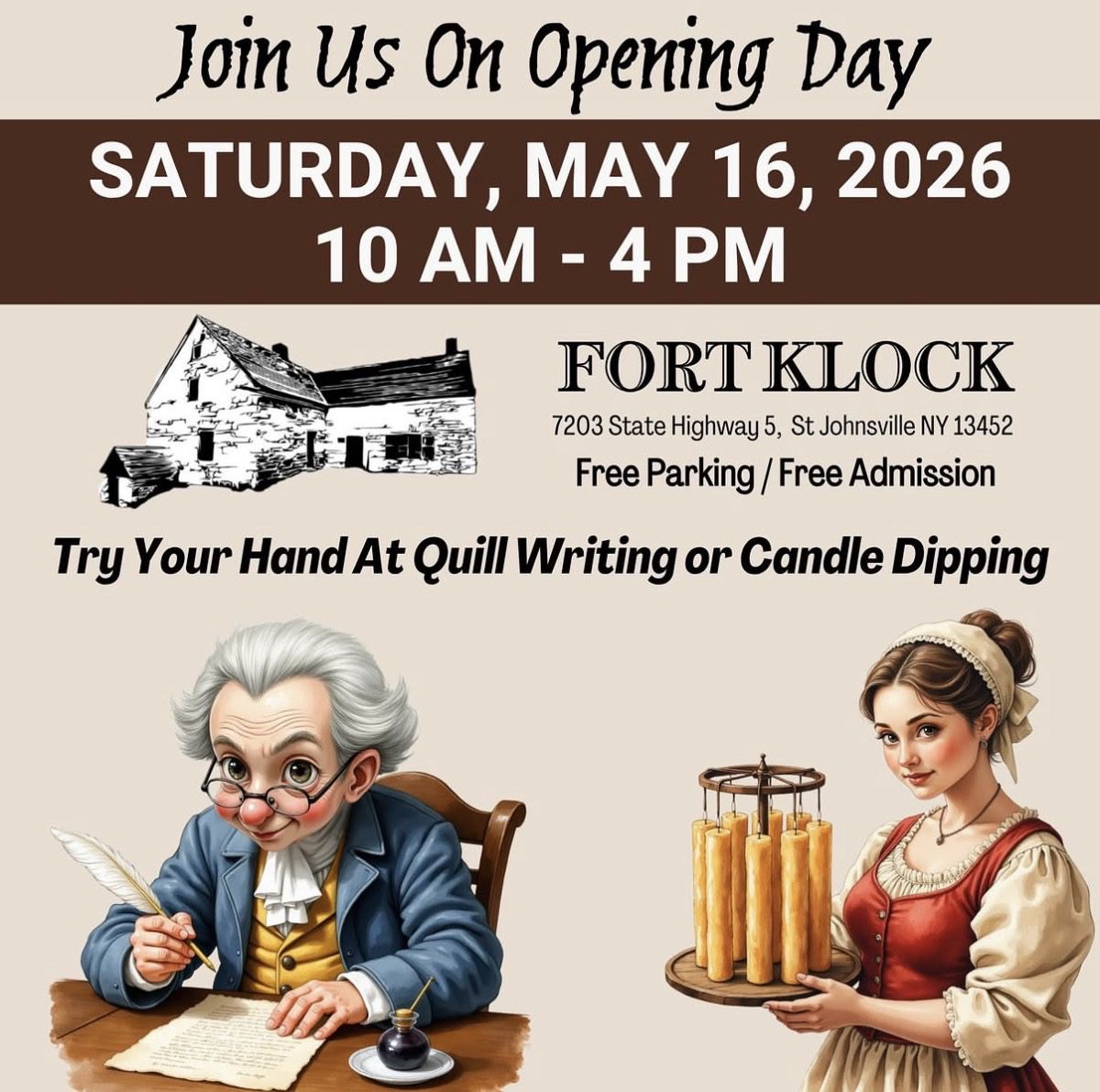 Opening Day at Fort Klock