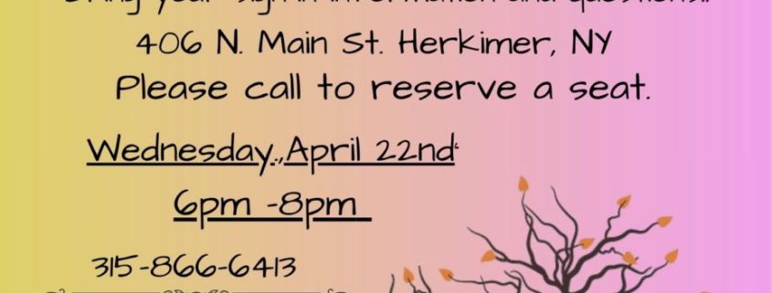 Genealogy Workshop presented by the Herkimer County Historical Society
