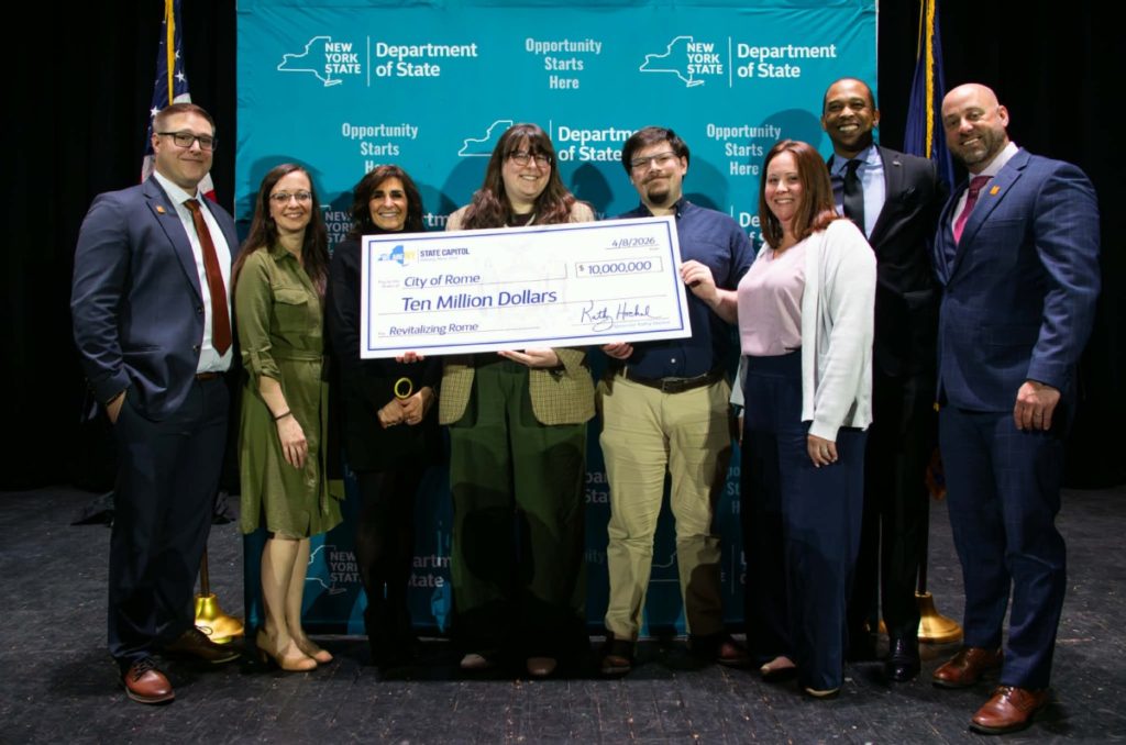 City of Rome, NY receives $10million from NYS DRI Grant