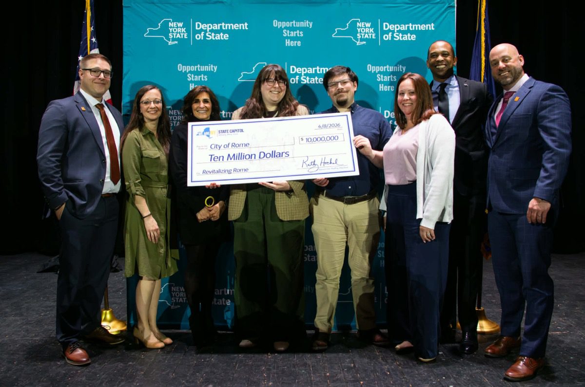 City of Rome, NY receives $10million from NYS DRI Grant