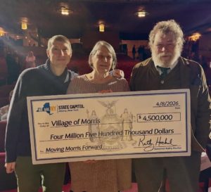 Village of Morris, NY receives $4.5million NY Forward Grant