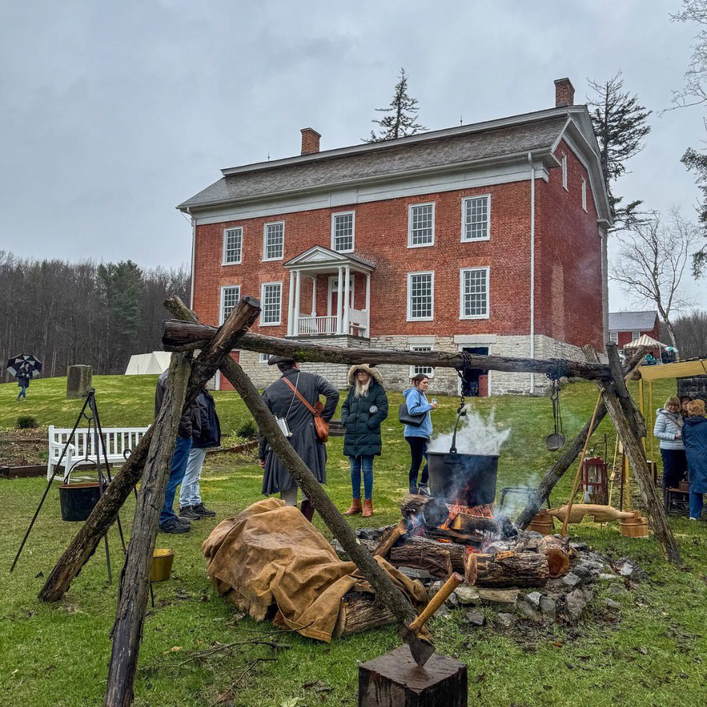 Sugaring off at the Herkimer Home State Historic Site