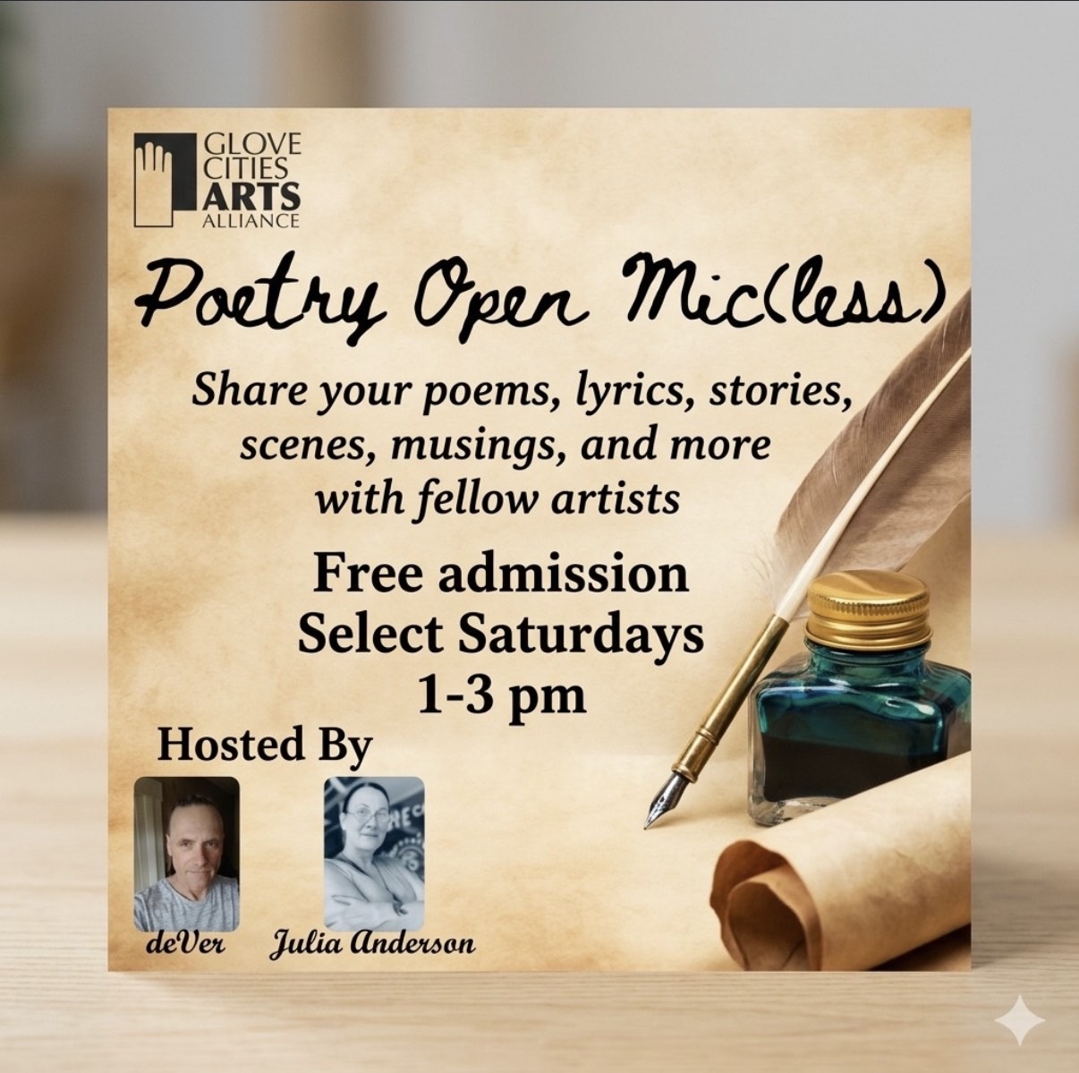 Poetry Open Mic(less)