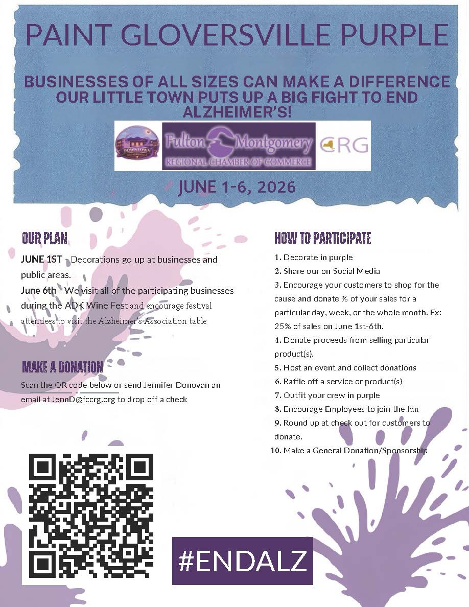 Paint Gloversville Purple