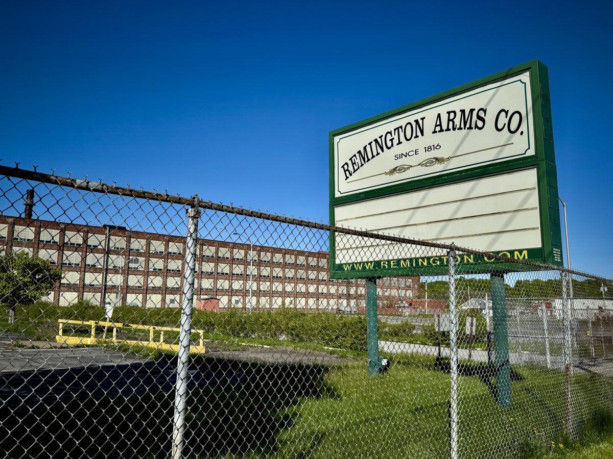 Former Remington Arms, Ilion, NY. Photo by Mohawk Valley Today.