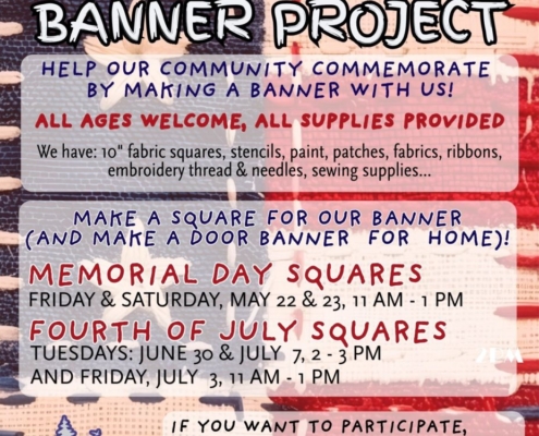 Old Forge Library Community Banner Project