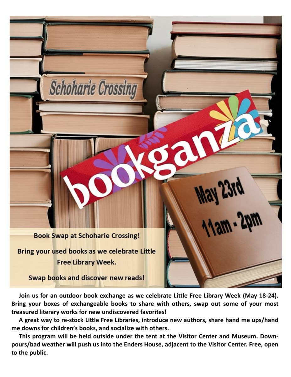 Bookganza event at Schoharie Crossing