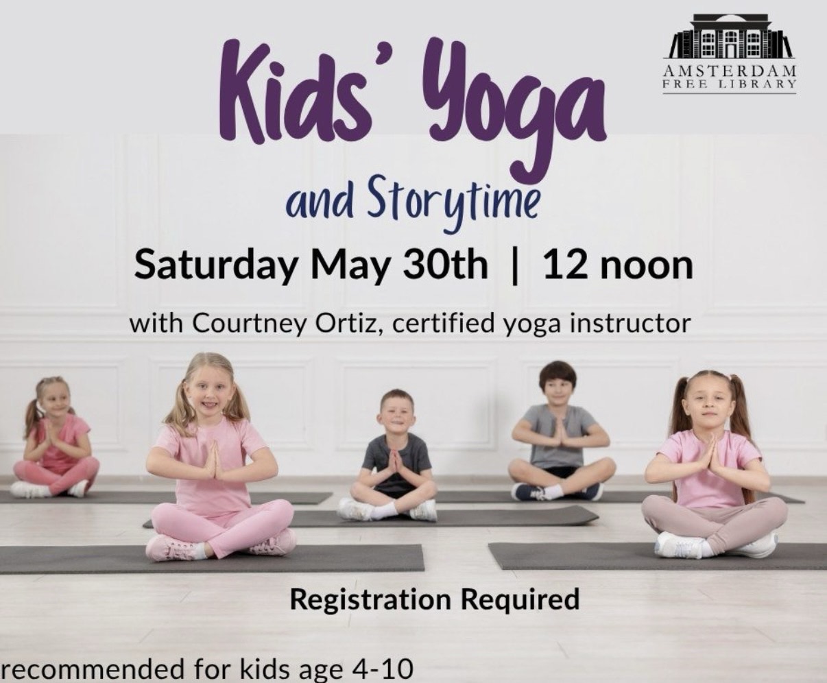 Kids Yoga at the Amsterdam Library