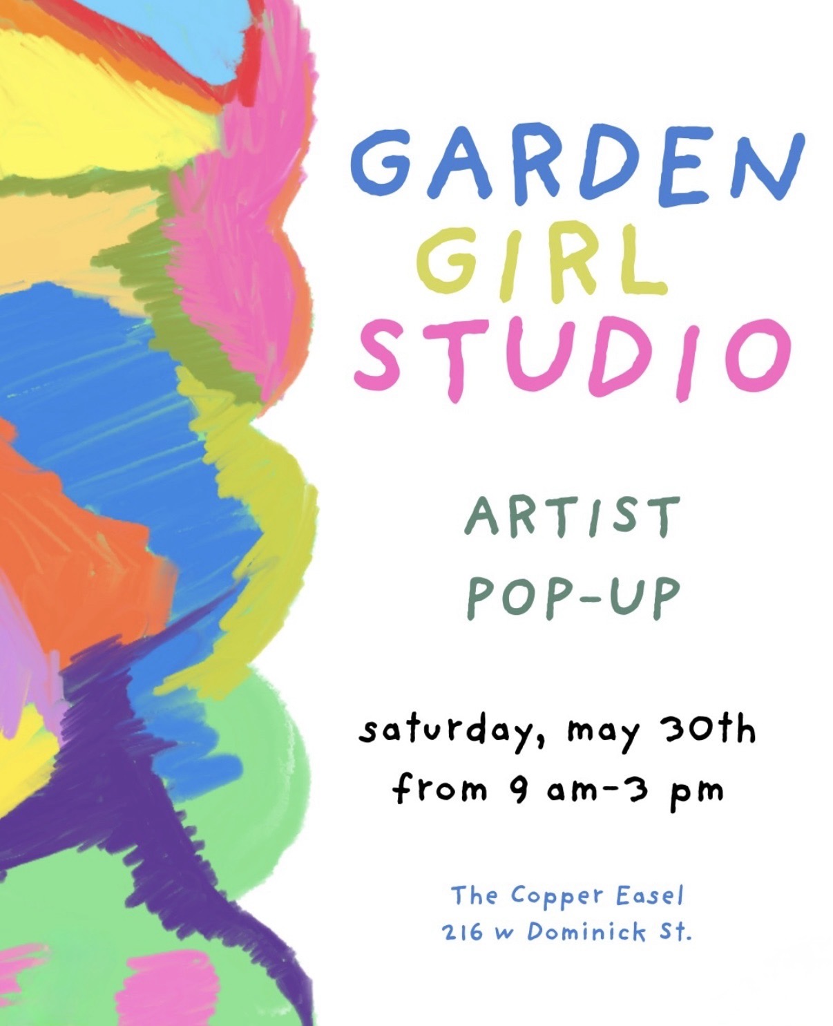 Garden Girl Studio Artist Pop Up