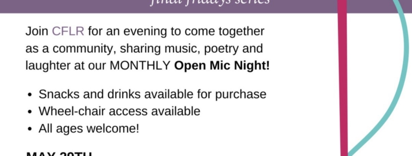 May Open Mic Night