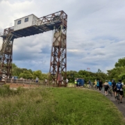 Riders on the Empire State Trail. SOURCE: Oneida County History Center