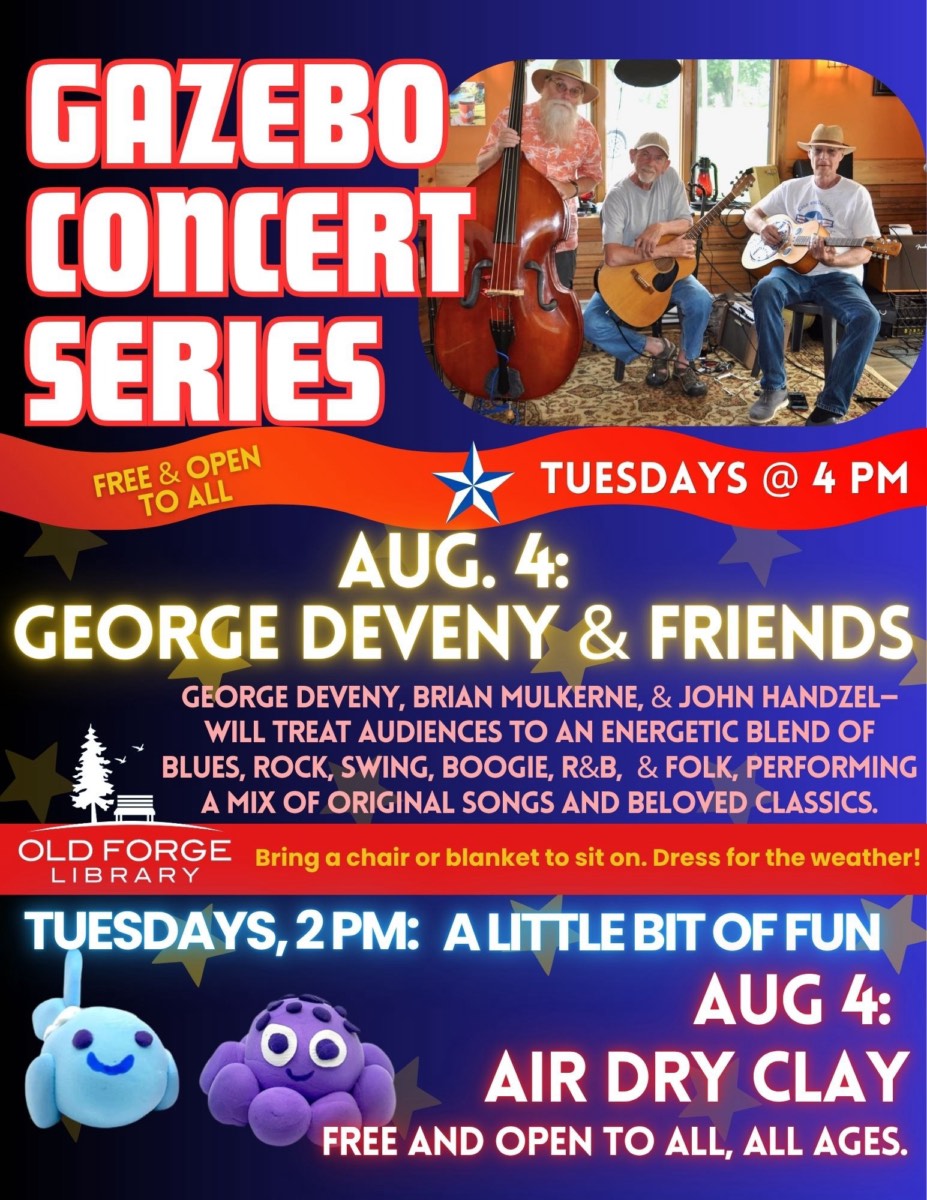 Old Forge Library Gazebo Concert Series: George Deveny and Friends