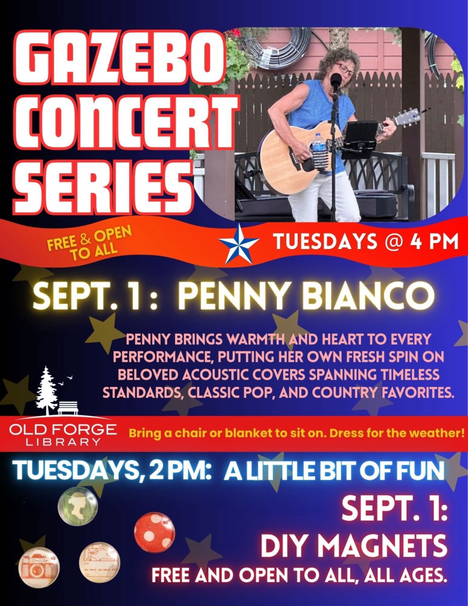 Old Forge Library Gazebo Concert Series: Penny Bianco
