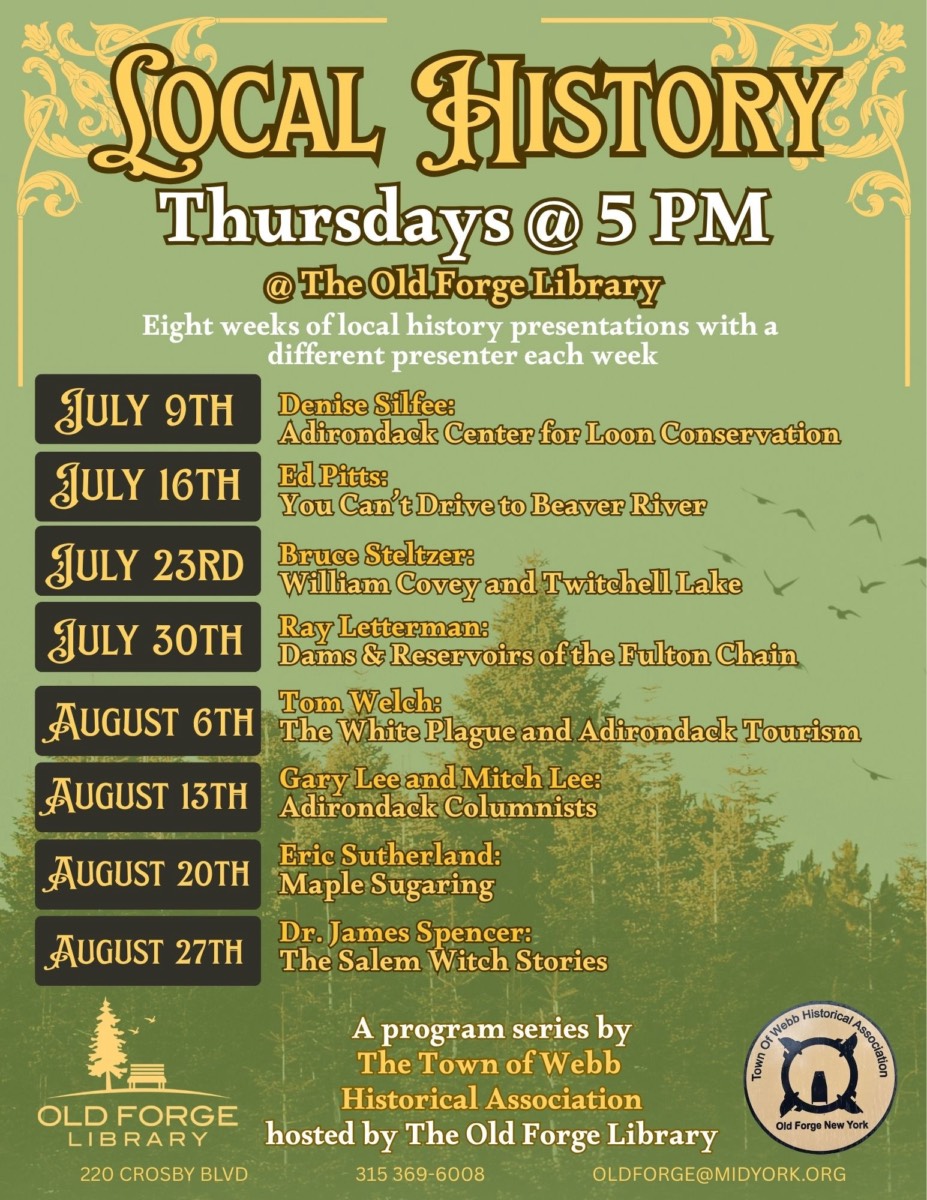 Thursday Local History and Stories Series