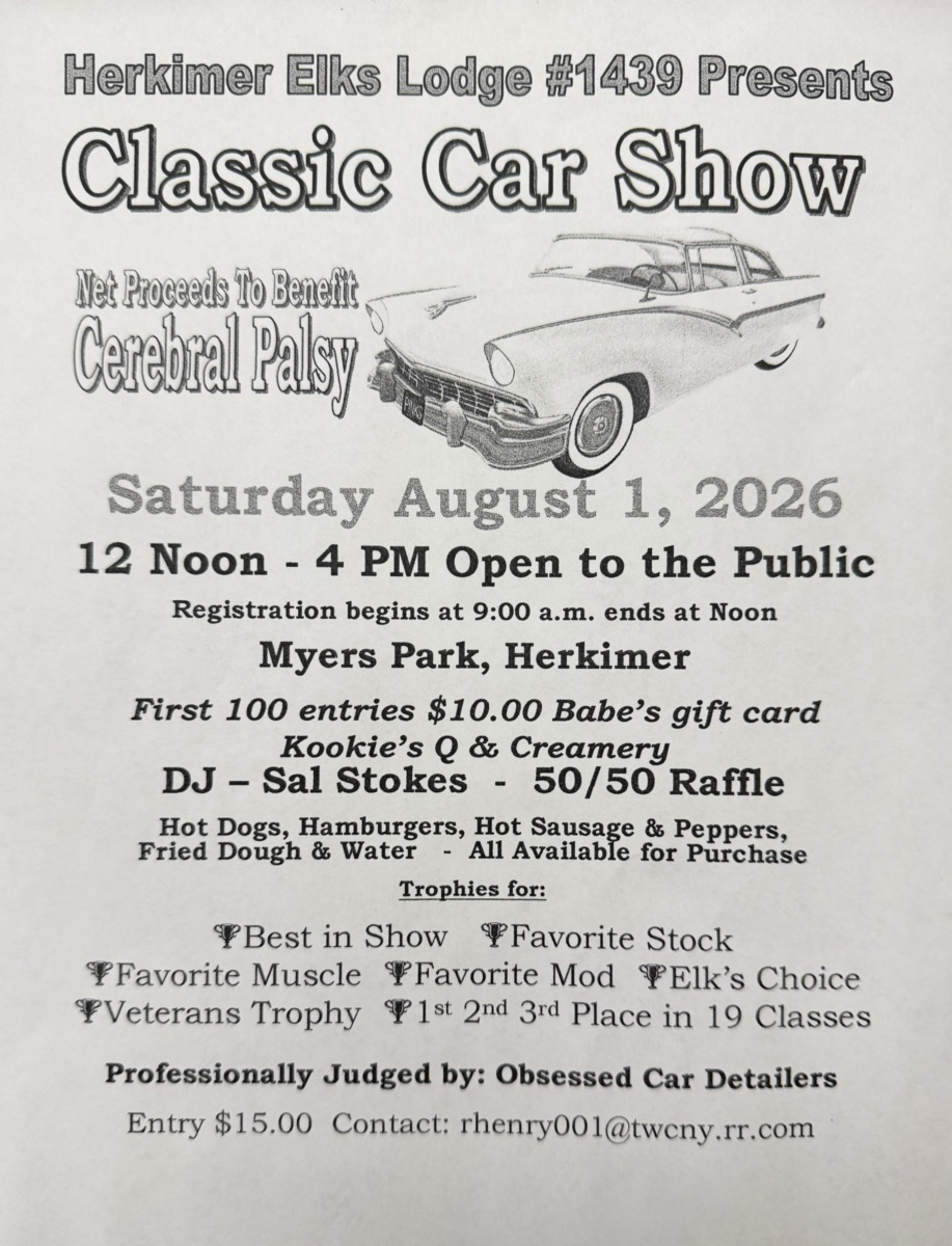 Car Show - Cerebral Palsy Fundraiser
