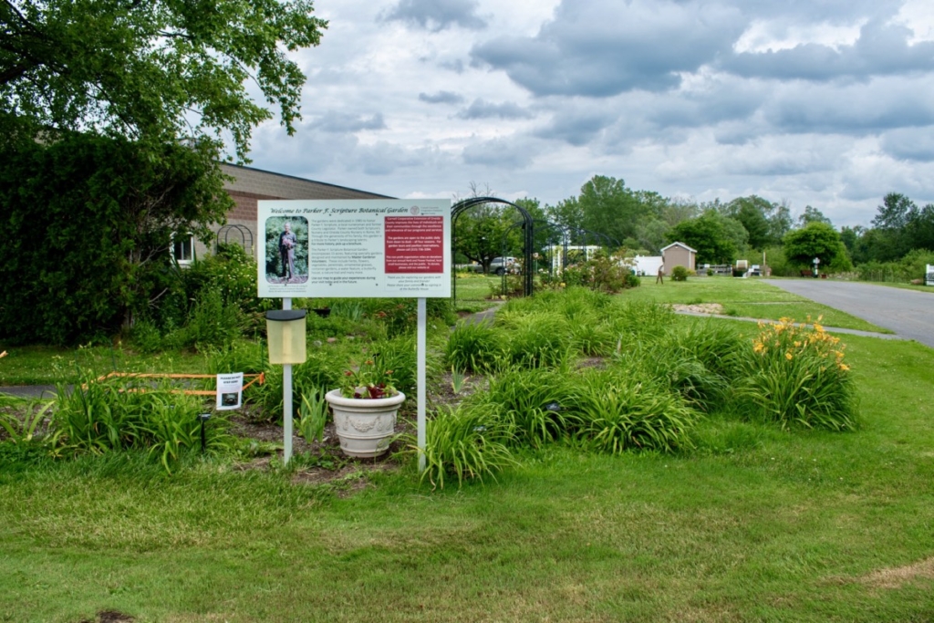 Parker F. Scripture Botanical Gardens located at the CCE Oneida County Office Parker F. Scripture Botanical Gardens located at the CCE Oneida County Office
