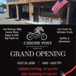 Chrome Pony Motorcycle Repair Shop Hosts Grand Opening Celebration