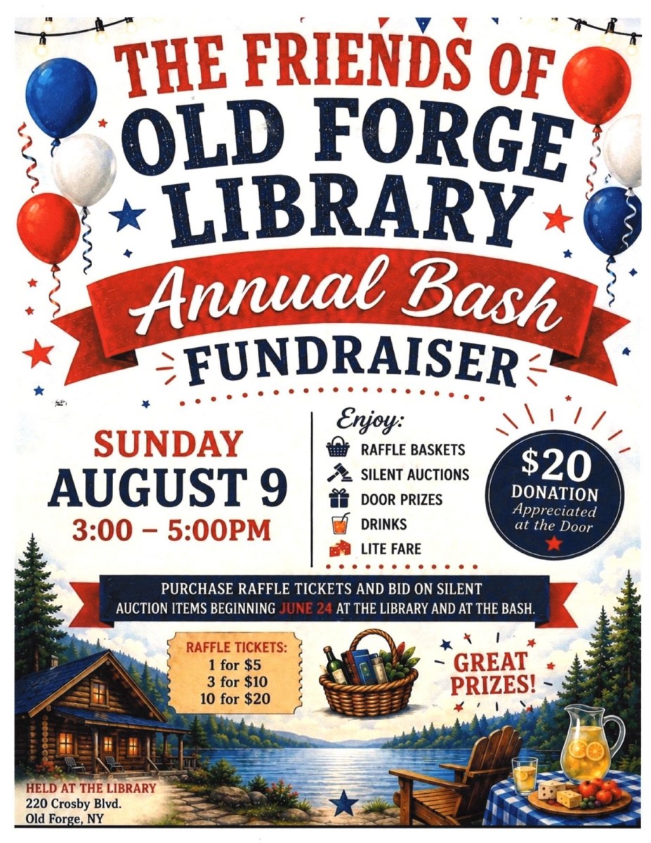 Friends of the Old Forge Library Fundraising Bash