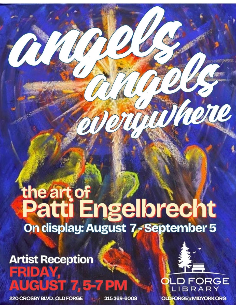 Angels Everywhere Exhibit Opens at Old Forge Library