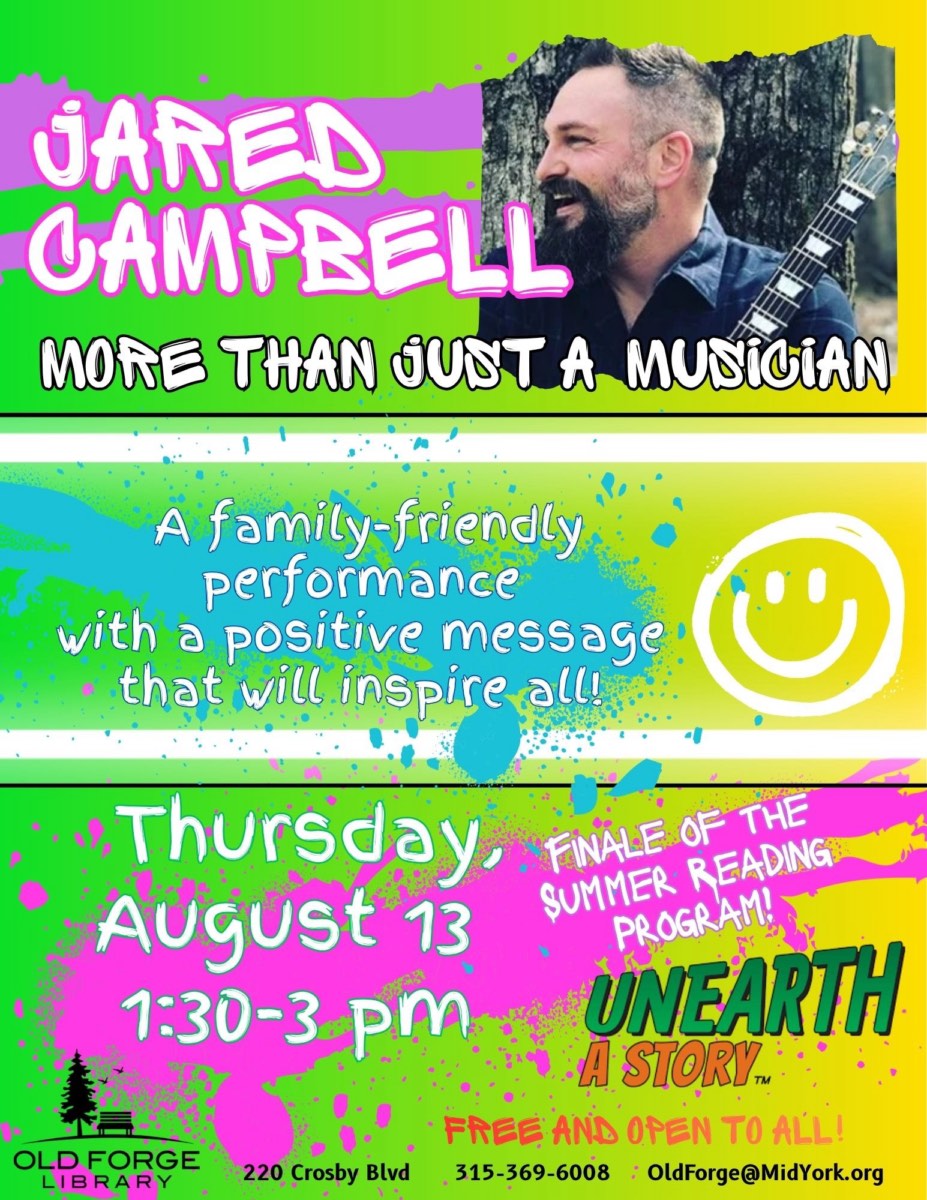 Summer Reading at the Old Forge Library: Jared Campbell