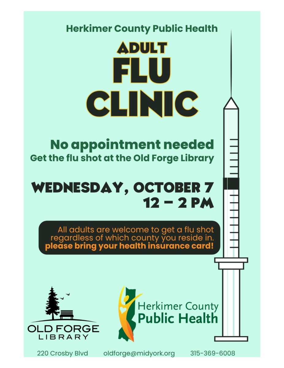 Adult Flu Clinic at the Old Forge Library